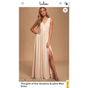Lulu’s Surplice Maxi Dress